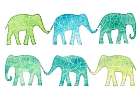 green elephants